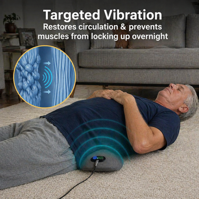 LombaTech™ — Pre-Sleep Back Therapy Device
